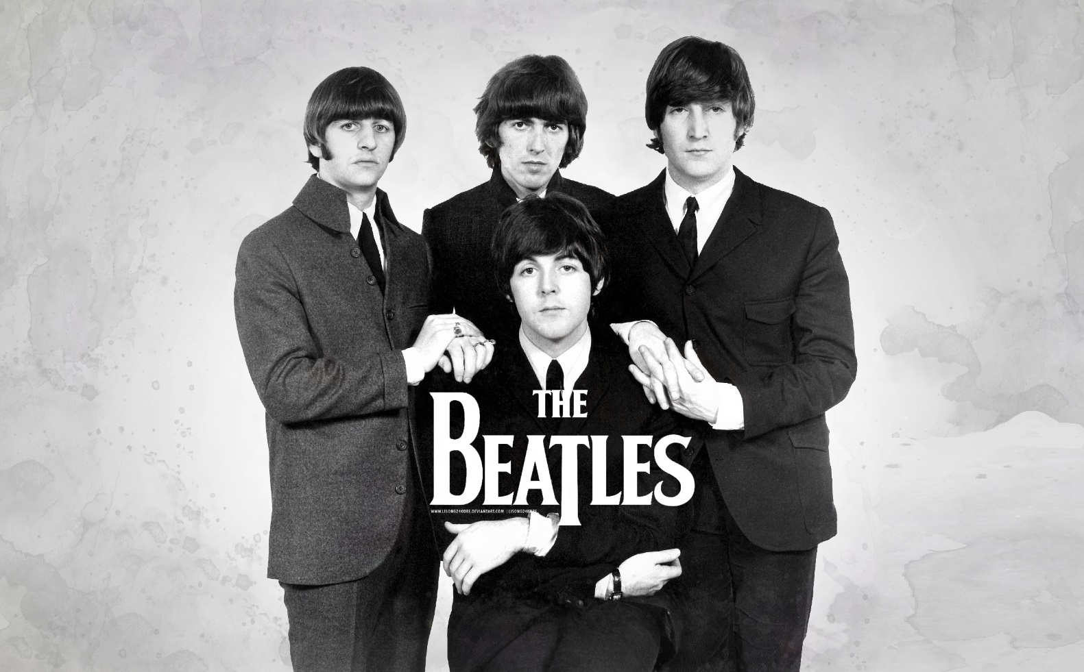 Os Beatles, Com os integrantes John Lennon, Paul McCartney, George Harrison e Ringo Starr
