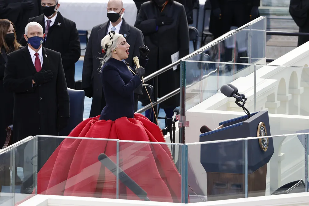 Lady gaga Biden 2021