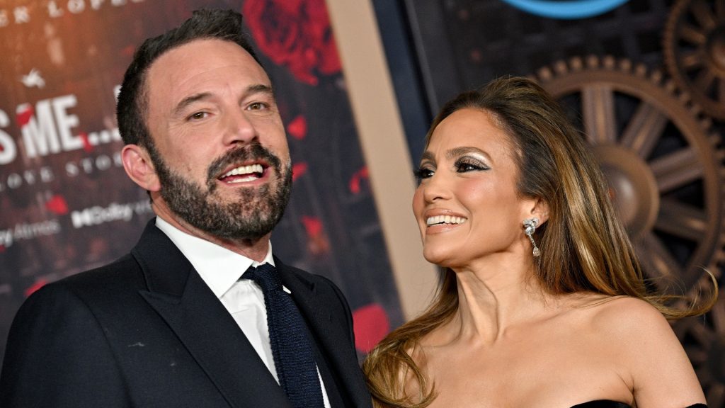 Jennifer Lopez e seu na época marido Ben Affleck